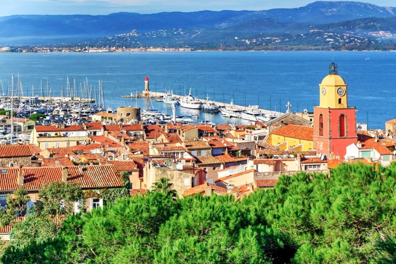 Maison Charmante A Cogolin Avec Vue Sur La Mer Et Piscine Екстер'єр фото